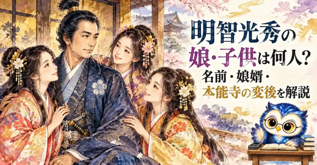 明智光秀の娘・子供は何人？名前・娘婿・本能寺の変後を解説