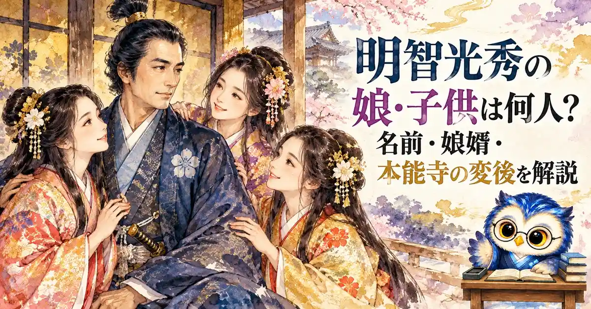明智光秀の娘・子供は何人？名前・娘婿・本能寺の変後を解説